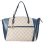 Caroline Vegan Leather Monogram Weekender Duffel Bag
