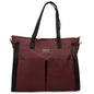 Rose Vegan Leather Weekender Tote Bag