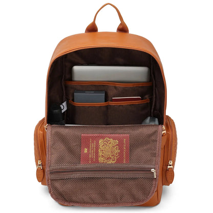 Leisure Luxe 33L Vegan Leather Backpack