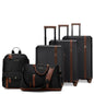 Luxe Journey Expandable 5 Piece Retro Luggage Set
