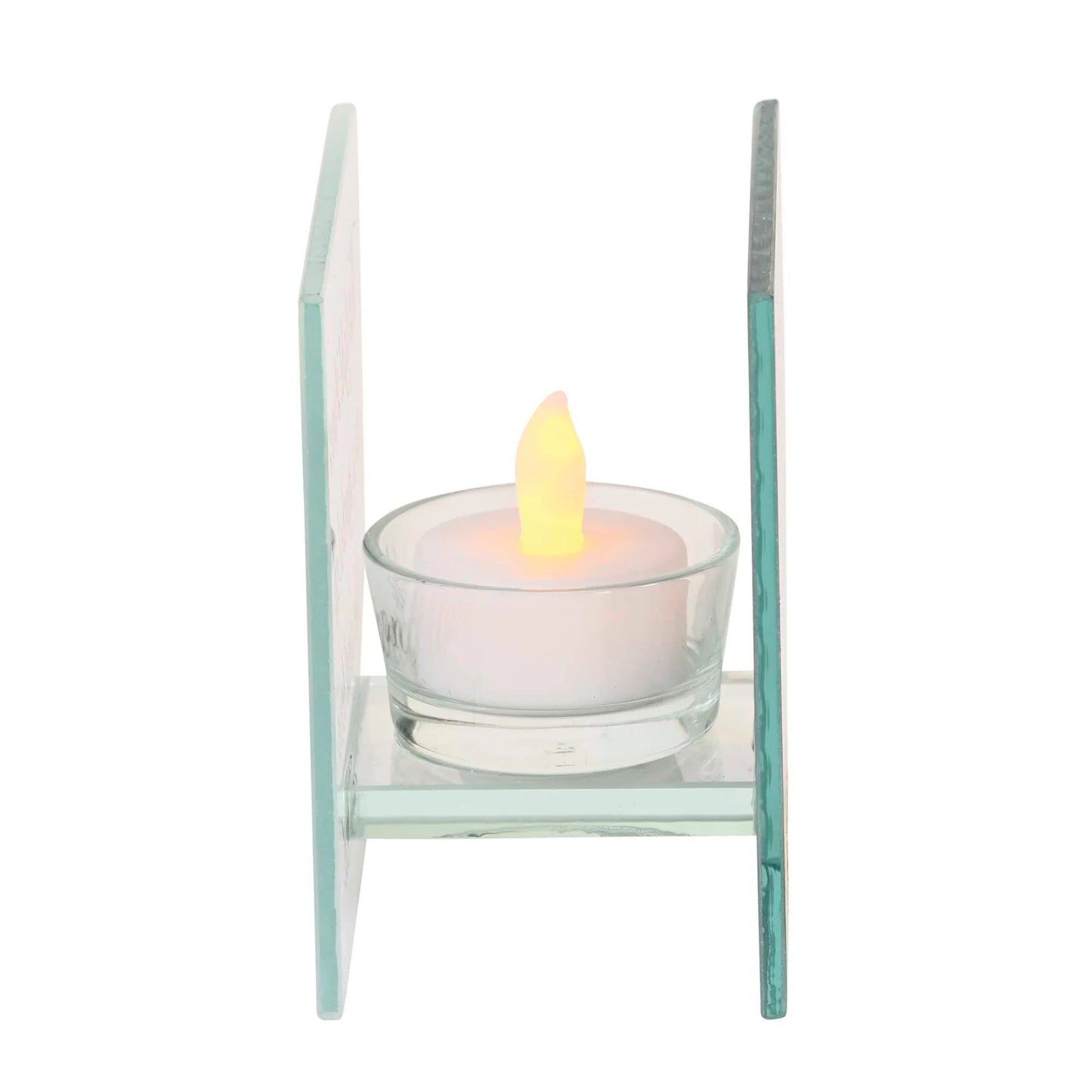TD Tealight Glass Candle Holders Lanterns & Jars Always Believing in Yourself
