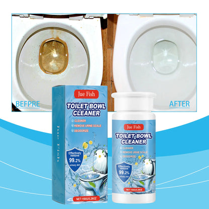 Jue-Fish Splash Foam Toilet Cleaner Disposable Gel and Powder Shape Effective for Urine Stain Decontamination Deodorization