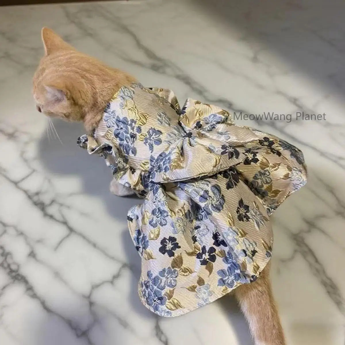 Handmade Custom Double-Layer Spring & Autumn Princess Dress for Dogs & Cats Pet Clothes Made in China