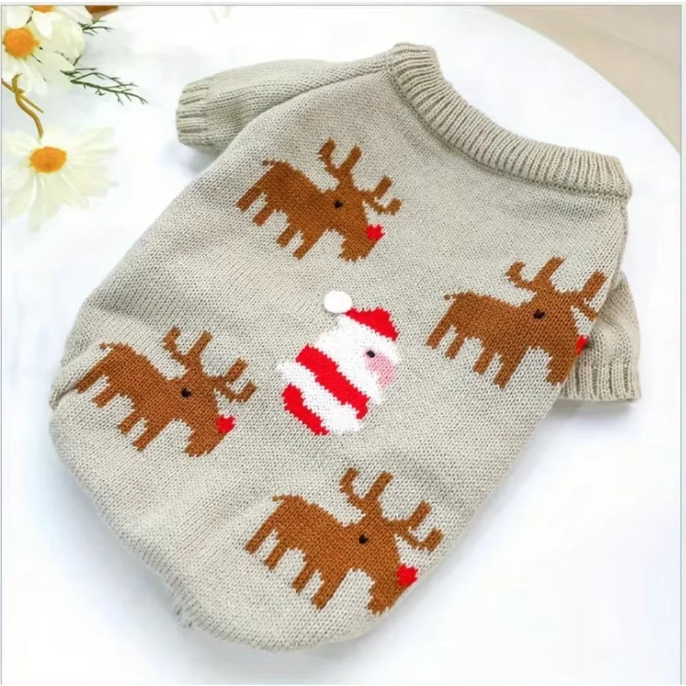 New Arrival Autumn and Winter Pet Clothes Wholesale Christmas Dog Pullover Warm Sweater for Pets