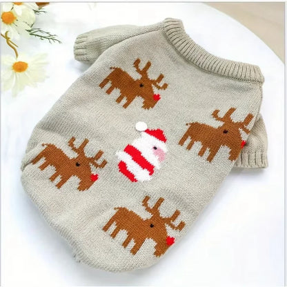 New Arrival Autumn and Winter Pet Clothes Wholesale Christmas Dog Pullover Warm Sweater for Pets