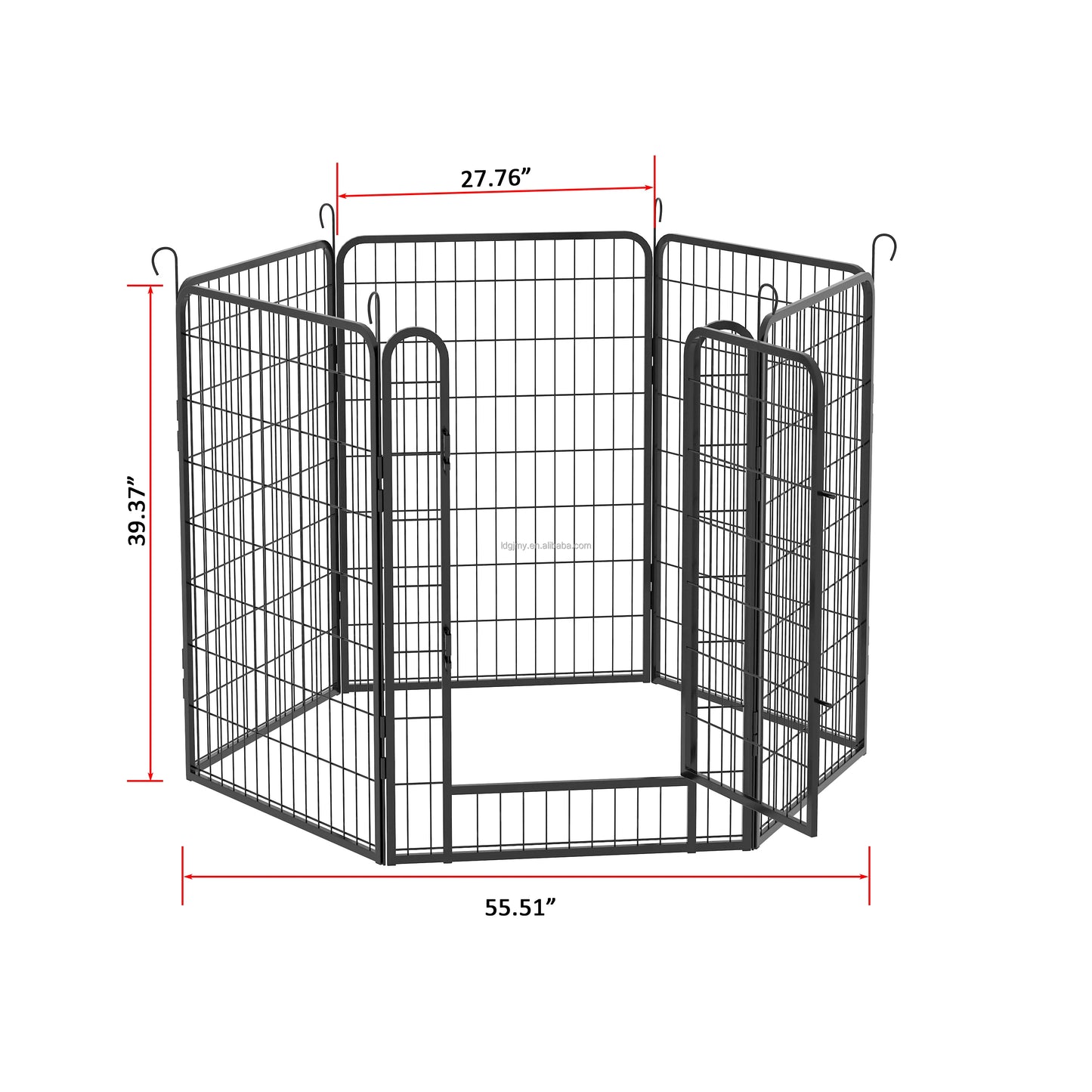 Hot-selling Metal Pet Fence Safe Outdoor Portable Foldable for Dogs Cats Rabbits Chickens All Sizes Backyard Travel Camping