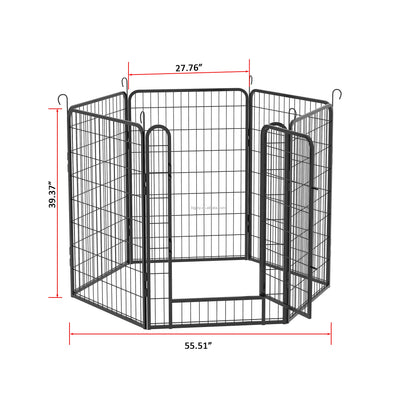 Hot-selling Metal Pet Fence Safe Outdoor Portable Foldable for Dogs Cats Rabbits Chickens All Sizes Backyard Travel Camping
