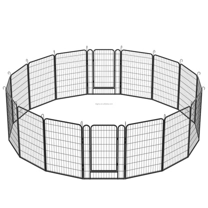 Hot-selling Metal Pet Fence Safe Outdoor Portable Foldable for Dogs Cats Rabbits Chickens All Sizes Backyard Travel Camping
