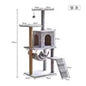 Customizable Luxury Multi-Layer Plush Nest Net Cat Climbing Rack Modern Style Universal Large Cat Tree