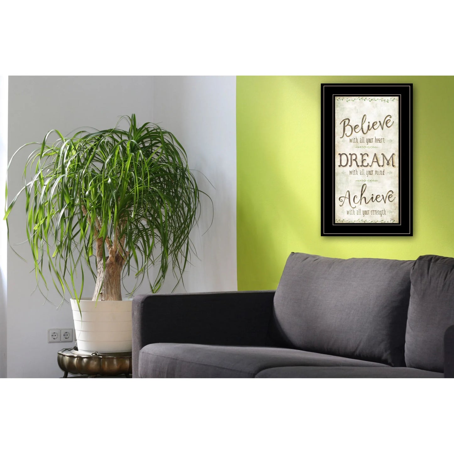 HMS Believe 3 Posters Black Framed Wall Art Print