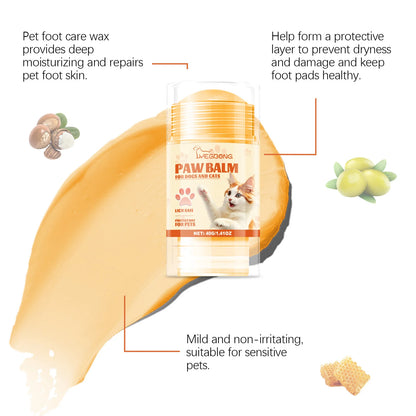 Pet Claw Care Stick Pet Foot Moisturizing Care Anti Drying Crack Softening Foot Care Cream