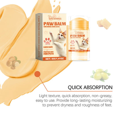 Pet Claw Care Stick Pet Foot Moisturizing Care Anti Drying Crack Softening Foot Care Cream