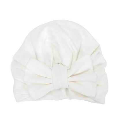 Modern Trend Stylish Baby Hat for Girls Big Bow Turban Baby Cap Accessories In Great Design
