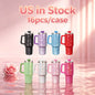 Us in Stock 40 OZ Colorful Rainbow Plated Double Wall Home Use Usa 40 OZ Tumblers for Home Office Outdoor Daily Use