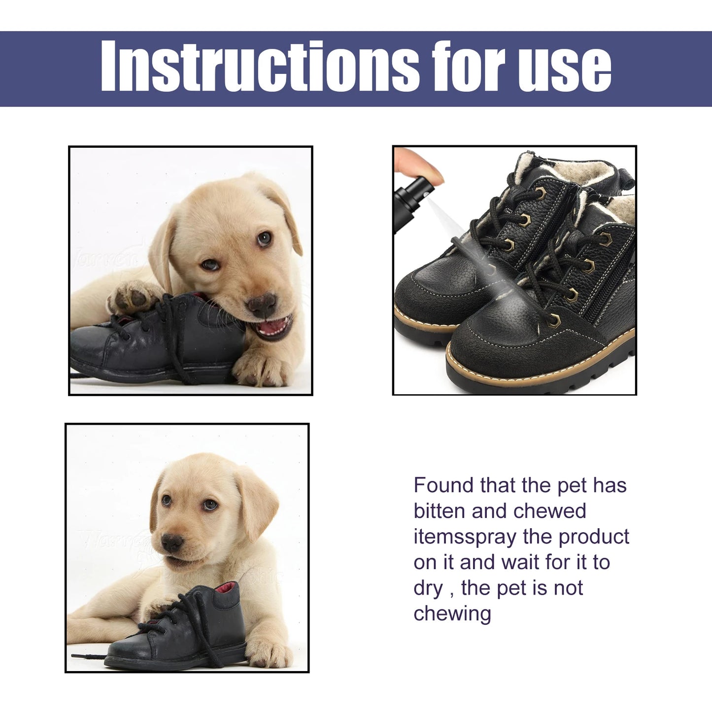 Natural Plant Extracts Bitter Pet Anti-chewing Spray Drives Away Dogs and Cats From Scratching and Biting the Sofa Spray