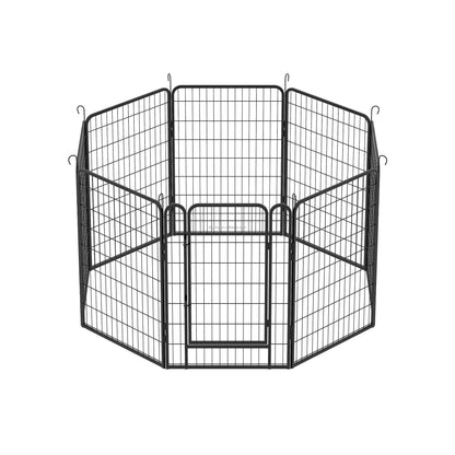 Hot-selling Metal Pet Fence Safe Outdoor Portable Foldable for Dogs Cats Rabbits Chickens All Sizes Backyard Travel Camping