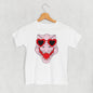 Dino Heart Glasses (Pink) (Kids)