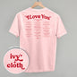I Love You Book Quotes Back Print
