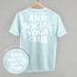 Anti Social Yoga Club (White) (Back Print)