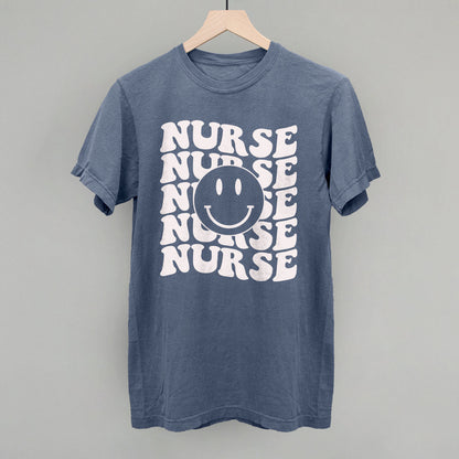 Retro Nurse Smiley (Repeated)