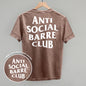 Anti Social Barre Club (White) (Back Print)