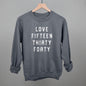 Love Fifteen Thirty Forty