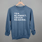 Tea Blanket Couch Reading