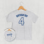 Birthday Boy Varsity #4 (Kids Back Print)