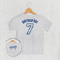 Birthday Boy Varsity #7 (Kids Back Print)