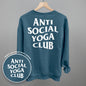 Anti Social Yoga Club (White) (Back Print)