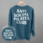 Anti Social Pilates Club (White) (Back Print)