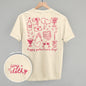 Galentine's Pink Doodles (Back Print)