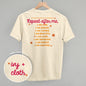 Say Your Affirmations (Back Print)