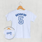 Birthday Boy Varsity #5 (Kids Back Print)