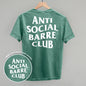 Anti Social Barre Club (White) (Back Print)