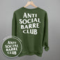 Anti Social Barre Club (White) (Back Print)