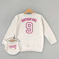 Birthday Girl Varsity #9 (Kids Back Print)