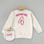Birthday Girl Varsity #4 (Kids Back Print)