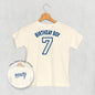 Birthday Boy Varsity #7 (Kids Back Print)