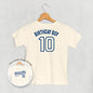 Birthday Boy Varsity #10 (Kids Back Print)