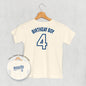 Birthday Boy Varsity #4 (Kids Back Print)