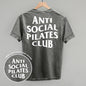 Anti Social Pilates Club (White) (Back Print)