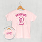 Birthday Girl Varsity #2 (Kids Back Print)