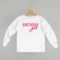 Birthday Girl (Pink Sans Serif + Script) (Kids)