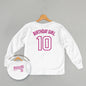 Birthday Girl Varsity #10 (Kids Back Print)