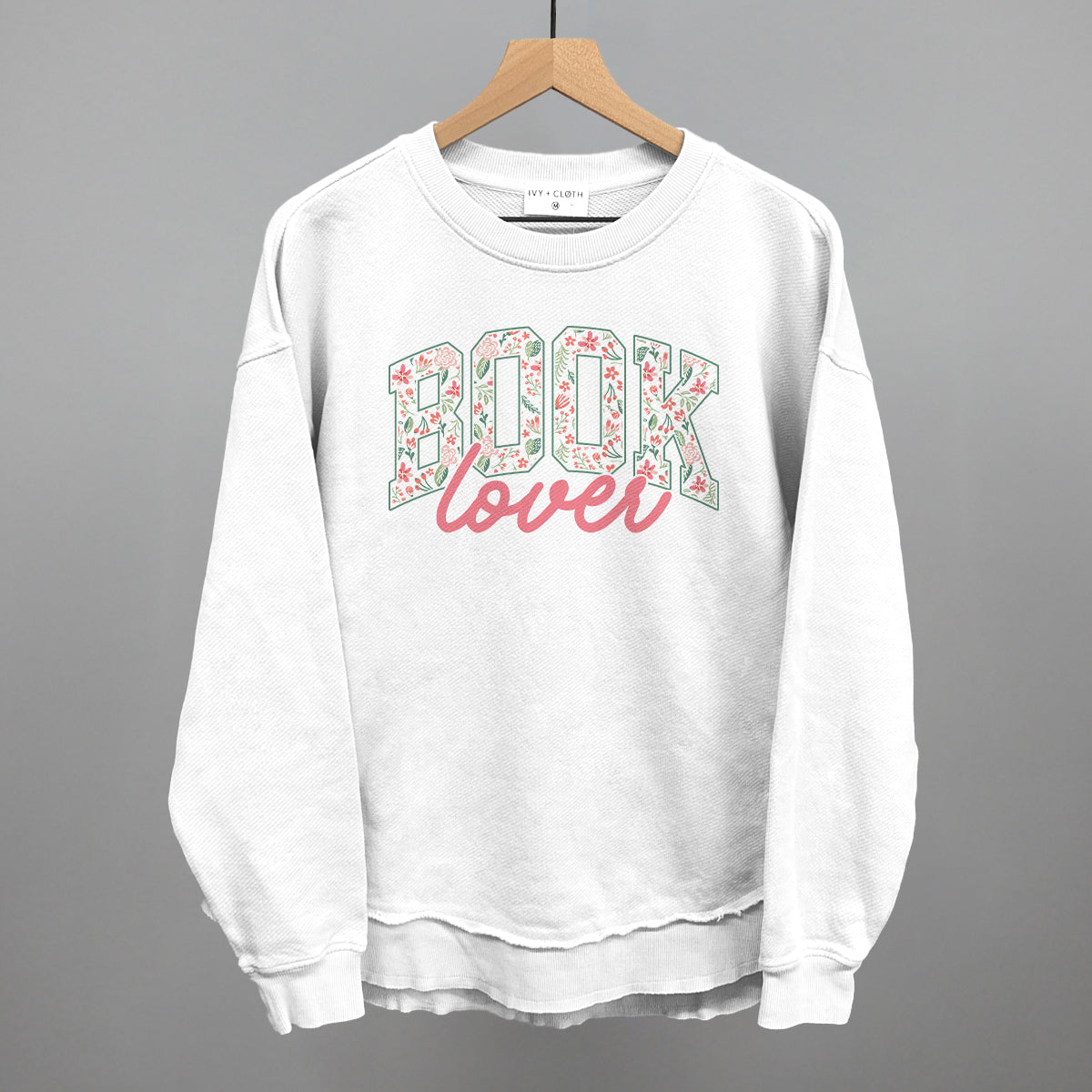 Book Lover Floral Arch + Script