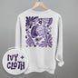 Floral Game Day Purple (Back Print)