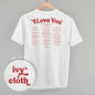 I Love You Book Quotes Back Print