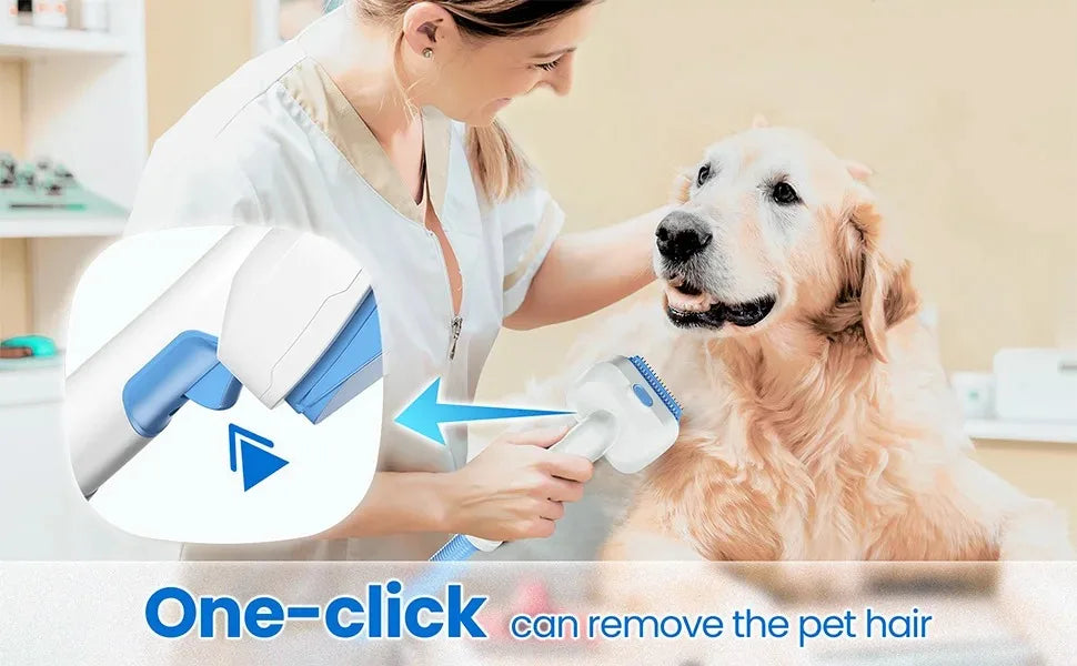 INSE P30 Dog Grooming Vacuum Ultra-Low Noise Pet Grooming Kits with 4.5L Large Capacity Dust Box Pet Clipper for Pet Hair Clean