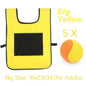 Sticky Dodge Ball Game Vest Outdoor Sports Toy Jersey Fabric  Props Throw Catch Soft Fleece Balls Safe for Kids Teens Adults